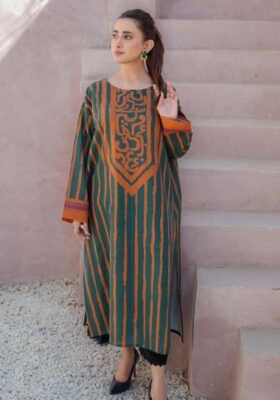 Paheli (Riddle Of Life) Kurta - Green & Orange