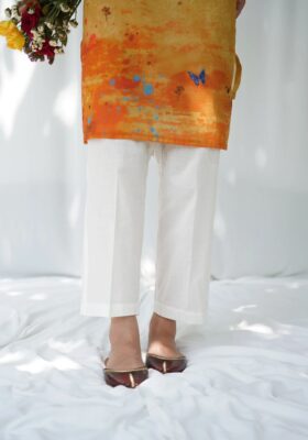 Straight Pants - White