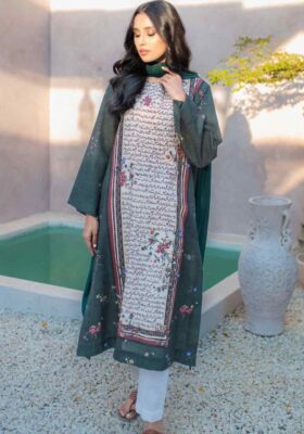 Phool (Flower) Kurta - Beige & Green