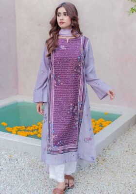 Phool (Flower) Kurta - Plum & Lilac