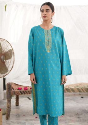 Qadr (Value Of Appreciation) Co-ord Set - Turquoise Blue