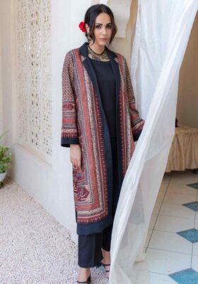 Rashk (Envious Moon) Coat - Maroon