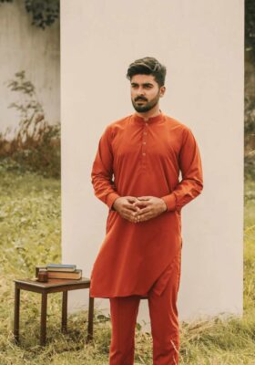 Burnt Orange - Sherwani (Men)