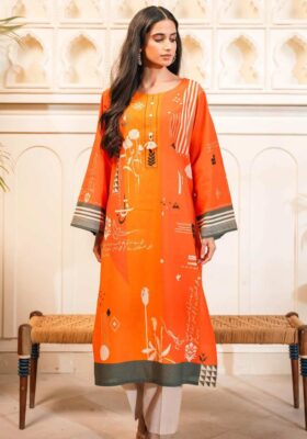 Umeed (Hope) Kurta - Bright Orange