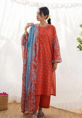 Vasl (Connection) - Burnt Orange Dupatta