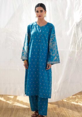 Vasl (Connection) Co-ord Set - Turquoise Blue