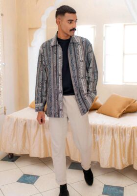 Zamana (Era Of Dreams) Overshirt - Ash Blue