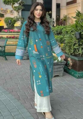 Zeest (Essence Of Life) - Teal Kurta
