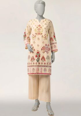 Ivory Lawn Kurti