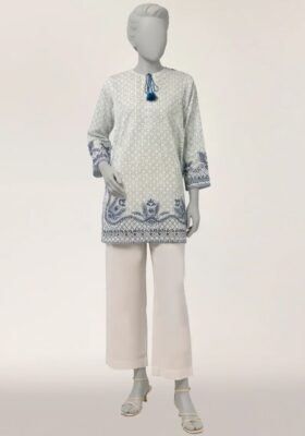 White Lawn Kurti