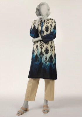 Multicolor Lawn Kurti