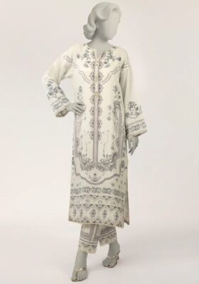 Blue Maple Silk 2Pc Stitched