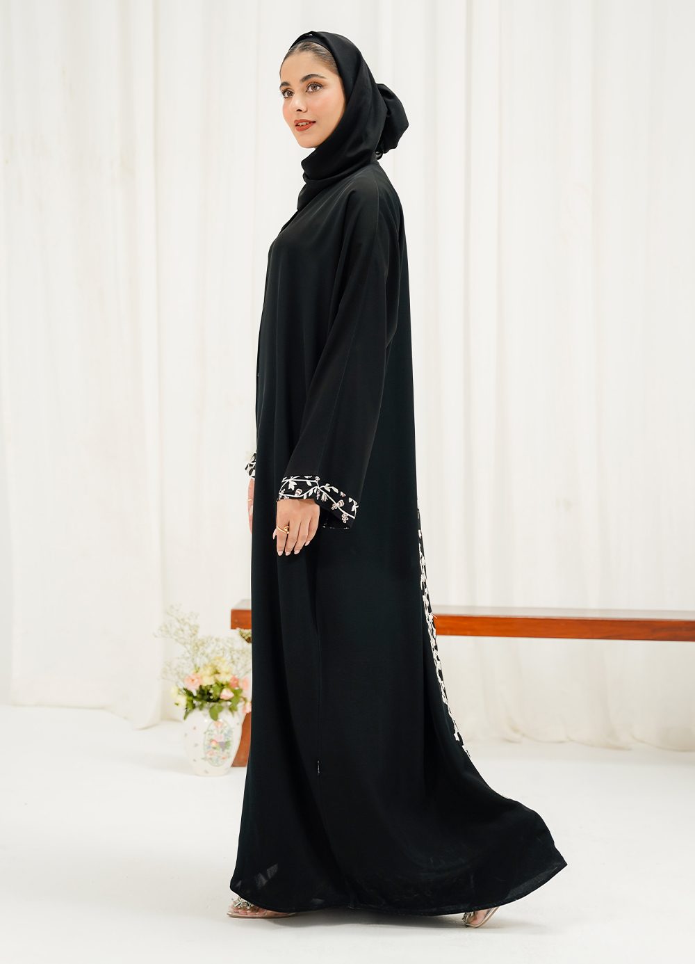 Stella Abaya Set - Buttoned Up - Image 3