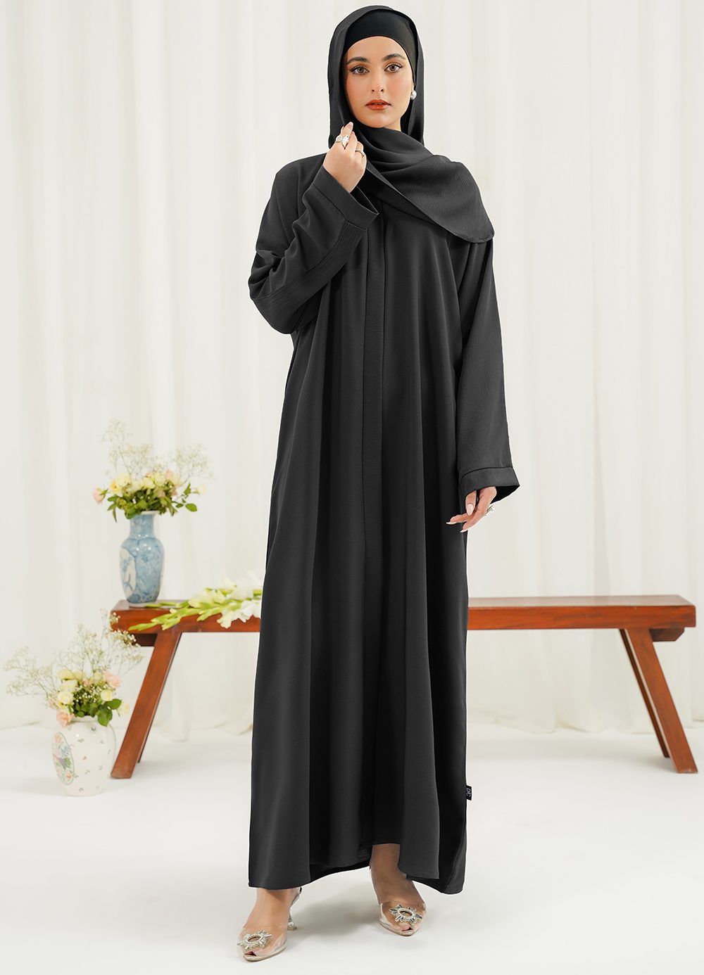 Misk Abaya Set - Buttoned Up - Image 5